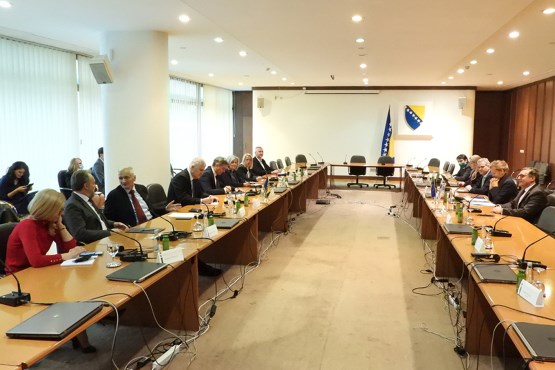 Članovi kolegija oba doma Parlamentarne skupštine BiH razgovarali sa direktoricom za Zapadni Balkan, Tursku i Veliku Britaniju pri EEAS i specijalnim izaslanikom SAD za izbornu reformu